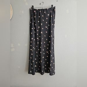 Carly Jean Los Angeles floral midi skirt